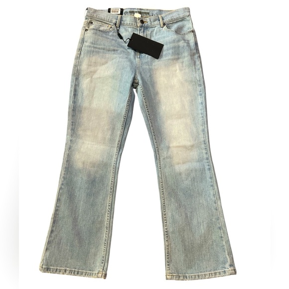 Harley-Davidson Women’s High Rise Boot Ankle Light Blue Denim Stretch Jean Nwt - Picture 7 of 8